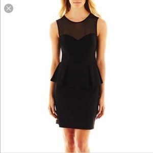 Bisou Bisou black peplum dress